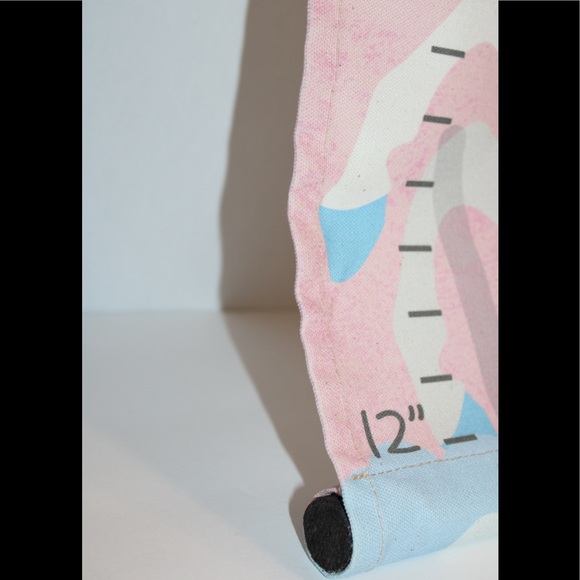 CANVAS UNICORN GROWTH CHART HANGING NWT - Picture 11 of 14